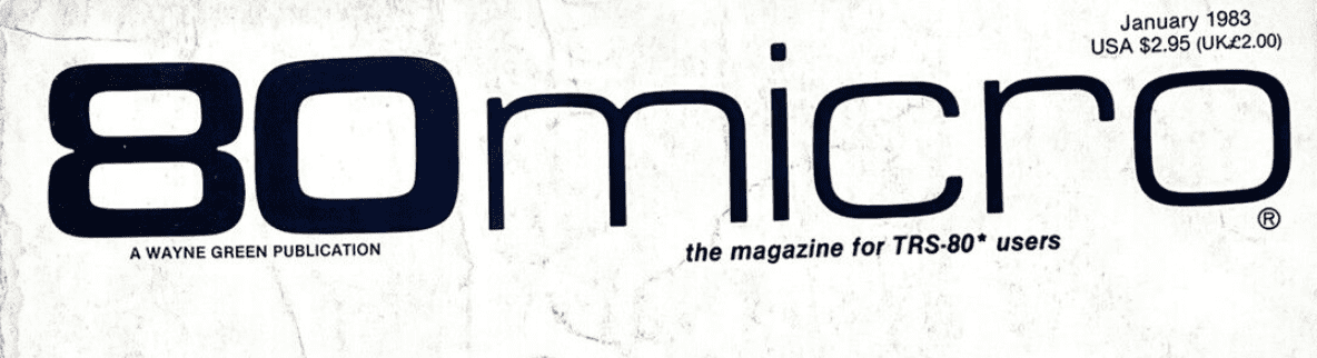 80 Micros Magazine